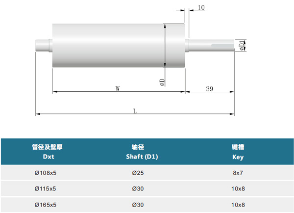 Steel Machined Roller